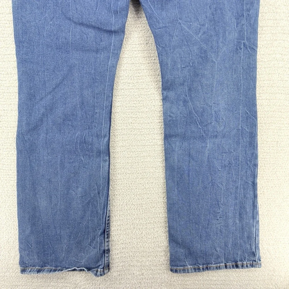 Levi's 527 Jeans Mens 36x32 Slim Bootcut Stretch Whiskered Western Cowboy Denim